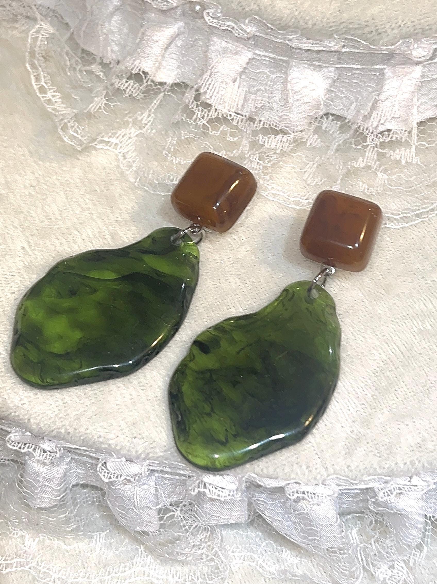 Forest Drift Statement Earrings