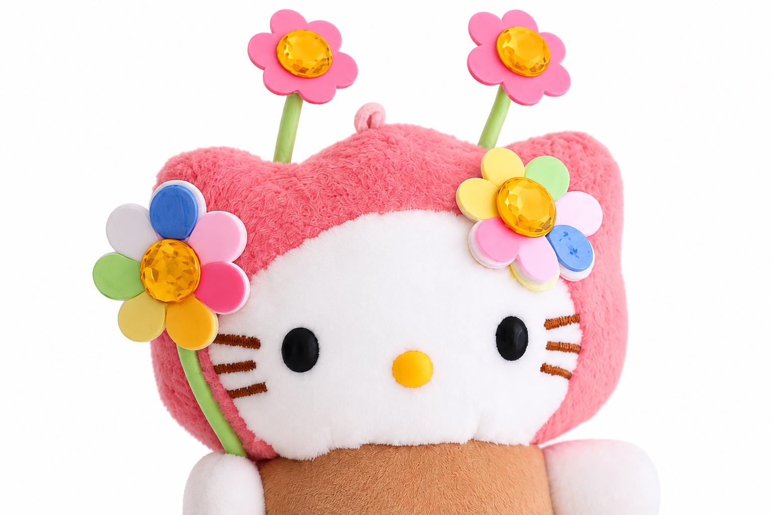 Hello Kitty TOYUKI Flower Fairy Plush Pendant
